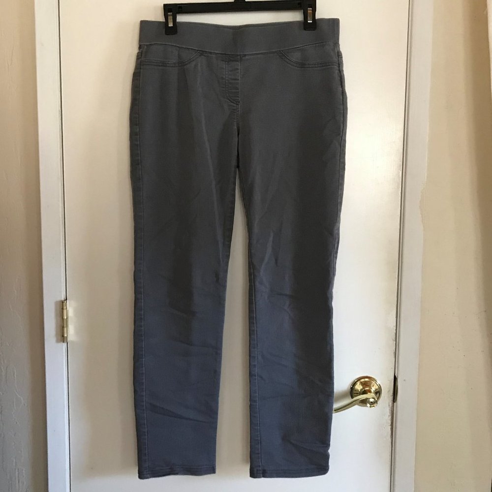 Grey Slacks Khakis Work Pants Liz Claiborne Small